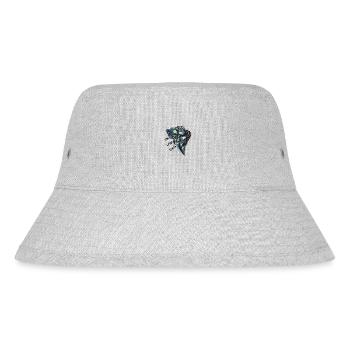 Psycho - Stanley/Stella recycelter Bucket Hat - Grau meliert - Vorne