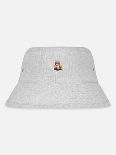 Otter - Stanley/Stella recycelter Bucket Hat - Grau meliert
