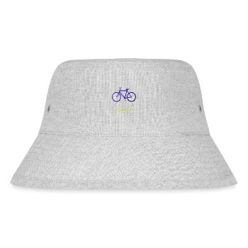 Radfahrer Radfahren BMX Fahrrad Sport Mountainbiken Hobby - Stanley/Stella recycelter Bucket Hat - Grau meliert - Vorne