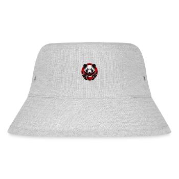 Panda - Stanley/Stella Recycled Bucket Hat - heather grey - Front