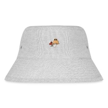 Halloween Mushrooms - Stanley/Stella recycelter Bucket Hat - Grau meliert - Vorne