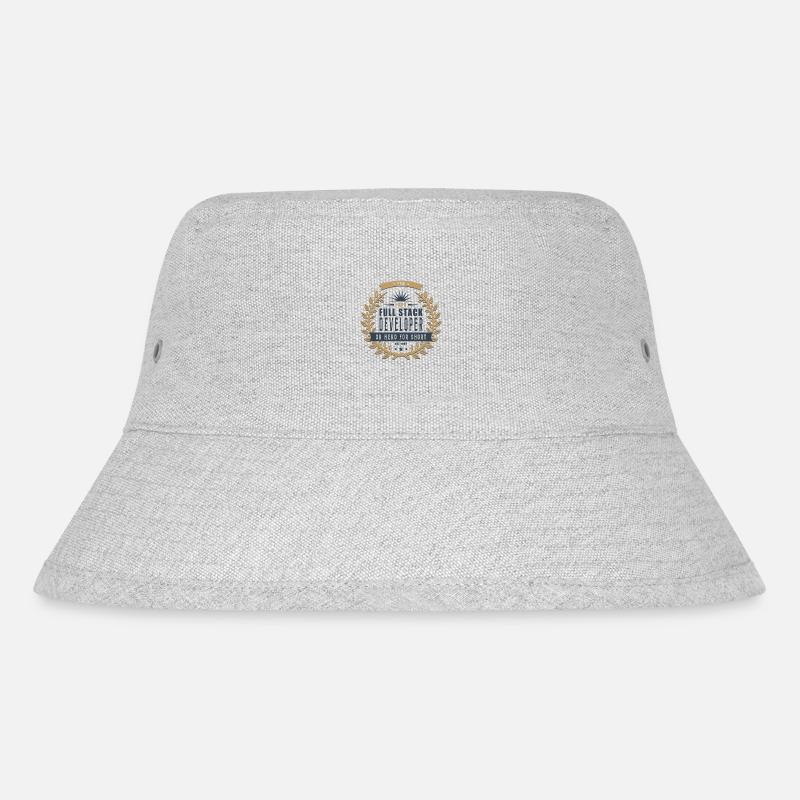 Développeur Full Stack sombre - Bob recyclé Stanley/Stella - gris chiné