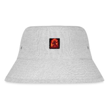 bible verse bday present idea gift sayings - Stanley/Stella recycelter Bucket Hat - Grau meliert - Vorne