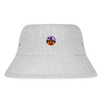 Pumpkin Costume Halloween Pumpkin Costume Gift - Stanley/Stella Recycled Bucket Hat - heather grey - Front