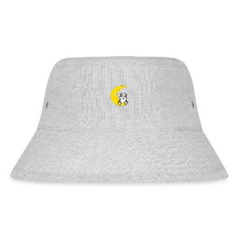 STINKTIER - MOND - TIER - KINDER - BABYS - Stanley/Stella recycelter Bucket Hat - Grau meliert - Vorne