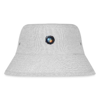 Planète Terre en Apnée : Tourbillon Cosmique - Bob recyclé Stanley/Stella - gris chiné - Devant
