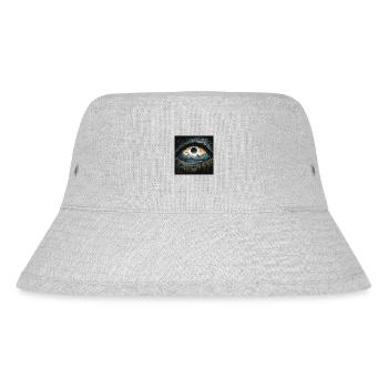 Eye planet landscape - Stanley/Stella Recycled Bucket Hat - heather grey - Front