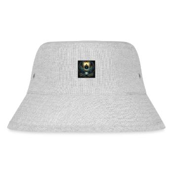 Planet design lqndscape - Stanley/Stella Recycled Bucket Hat - heather grey - Front
