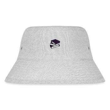 Book Reading Books Gift Reader Book Lover - Stanley/Stella Recycled Bucket Hat - heather grey - Front