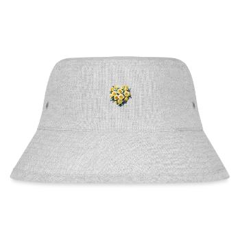 Flower Garden Home Gardener Gardener Gift Flowers - Stanley/Stella Recycled Bucket Hat - heather grey - Front