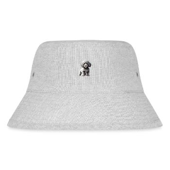 Caniche Dog Propriétaire Chien Love Poodle Puppy Puppy Puppy - Bob recyclé Stanley/Stella - gris chiné - Devant