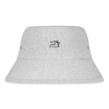 Not Mine! - Stanley/Stella Recycled Bucket Hat - heather grey - Front