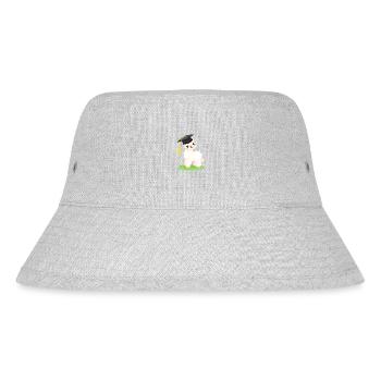Alpaca Studies Graduate Bachelor School Leaving Certificate - Stanley/Stella Recycled Bucket Hat - heather grey - Front