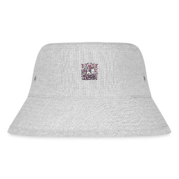 Anniversaire: Le design de la licorne princesse anniversaire - Bob recyclé Stanley/Stella - gris chiné - Devant