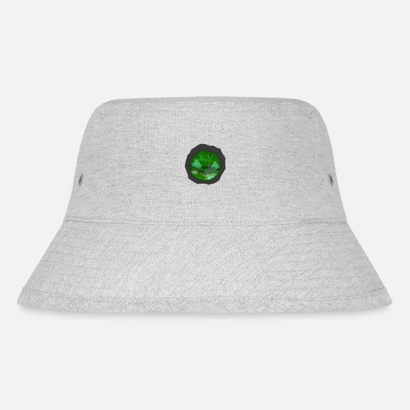 Surreale Höhlenwelt - Stanley/Stella recycelter Bucket Hat - Grau meliert