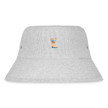 Flower Gift Flowers Garden Home Gardener Gardener Gardener - Stanley/Stella Recycled Bucket Hat - heather grey - Front