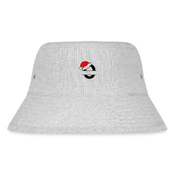 Weihnachtsalphabet Buchstabe O zum Personalisieren - Stanley/Stella recycelter Bucket Hat - Grau meliert - Vorne