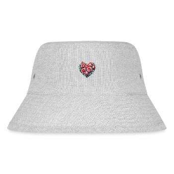 Mariage, Saint-Valentin, Fiançailles, Amour, Fête des mères - Bob recyclé Stanley/Stella - gris chiné - Devant