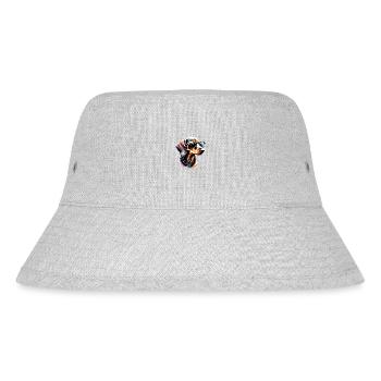 Hundehalter Dachshund Hund Dackelwelpe Hunde - Stanley/Stella recycelter Bucket Hat - Grau meliert - Vorne