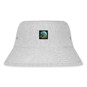 Terre plate du système solaire - Bob recyclé Stanley/Stella - gris chiné - Devant