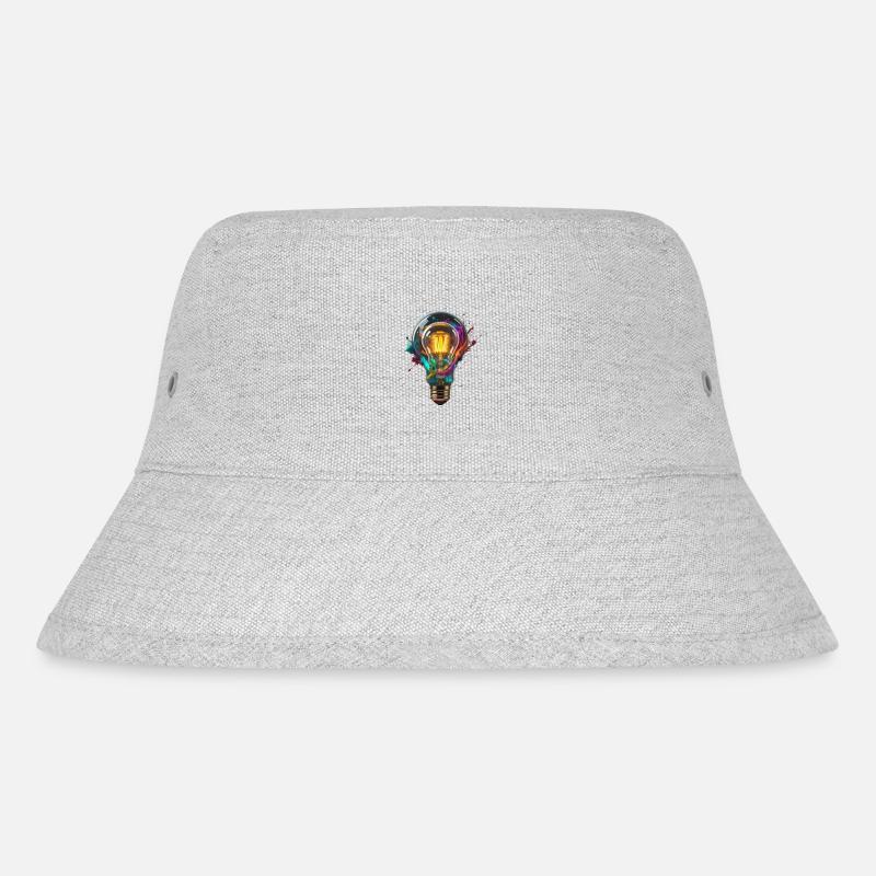 Idee - Stanley/Stella recycelter Bucket Hat - Grau meliert