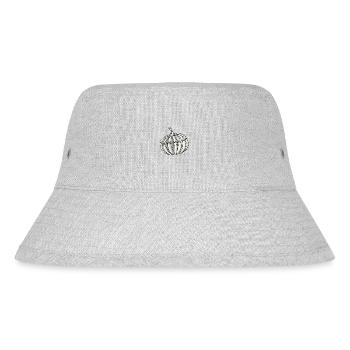 Pumpkin Skeleton Halloween - Stanley/Stella Recycled Bucket Hat - heather grey - Front
