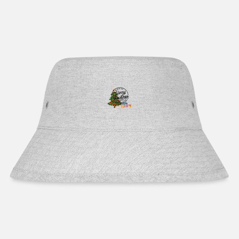 merry christmas - Stanley/Stella recycelter Bucket Hat - Grau meliert