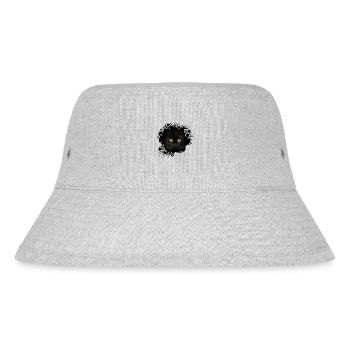 Katze - Stanley/Stella recycelter Bucket Hat - Grau meliert - Vorne