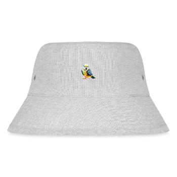 Budgie Bird Owner Cockatiel Bird - Stanley/Stella Recycled Bucket Hat - heather grey - Front