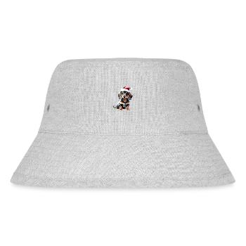 Teckel Chiot Teckel Noël Chien Noël - Bob recyclé Stanley/Stella - gris chiné - Devant