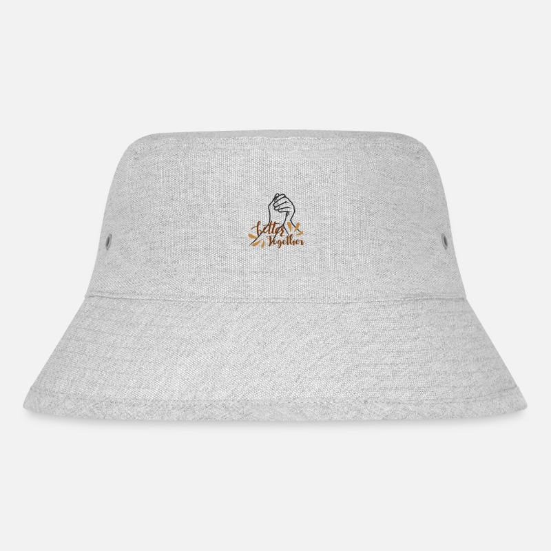 Better Together - Stanley/Stella Recycled Bucket Hat - heather grey