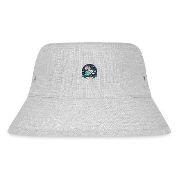 Moonbound Bunny Rocket - Stanley/Stella Recycled Bucket Hat - heather grey - Front