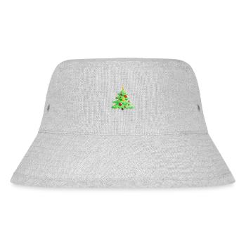 Christmas Tree Gift Christmas Tree Christmas - Stanley/Stella Recycled Bucket Hat - heather grey - Front