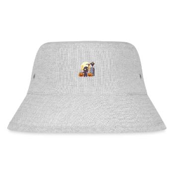 Halloween-Monster - Stanley/Stella recycelter Bucket Hat - Grau meliert - Vorne