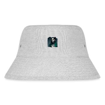 Hexe Makabre Dunkle gruselige Albtraumzeichen - Stanley/Stella recycelter Bucket Hat - Grau meliert - Vorne