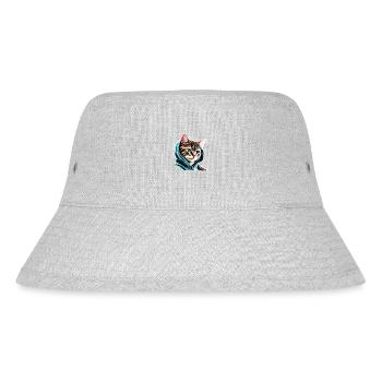 Domestic Cat Cat Cat Owner Pet Kitten - Stanley/Stella Recycled Bucket Hat - heather grey - Front