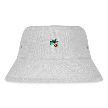 Bulldogge Hundehalter Hund Hundebesitzer Hunde - Stanley/Stella recycelter Bucket Hat - Grau meliert - Vorne