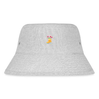 Flower, Garden, Home Gardener, Gardener, Gift, Flowers - Stanley/Stella Recycled Bucket Hat - heather grey - Front