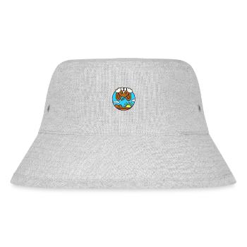 Funny playful cartoon beagle - Stanley/Stella Recycled Bucket Hat - heather grey - Front