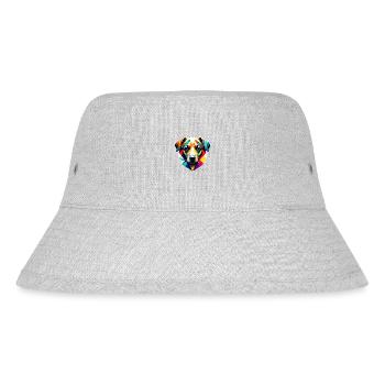 Dogs Labrador Retriever Dog Puppy Dog Graphic - Stanley/Stella Recycled Bucket Hat - heather grey - Front