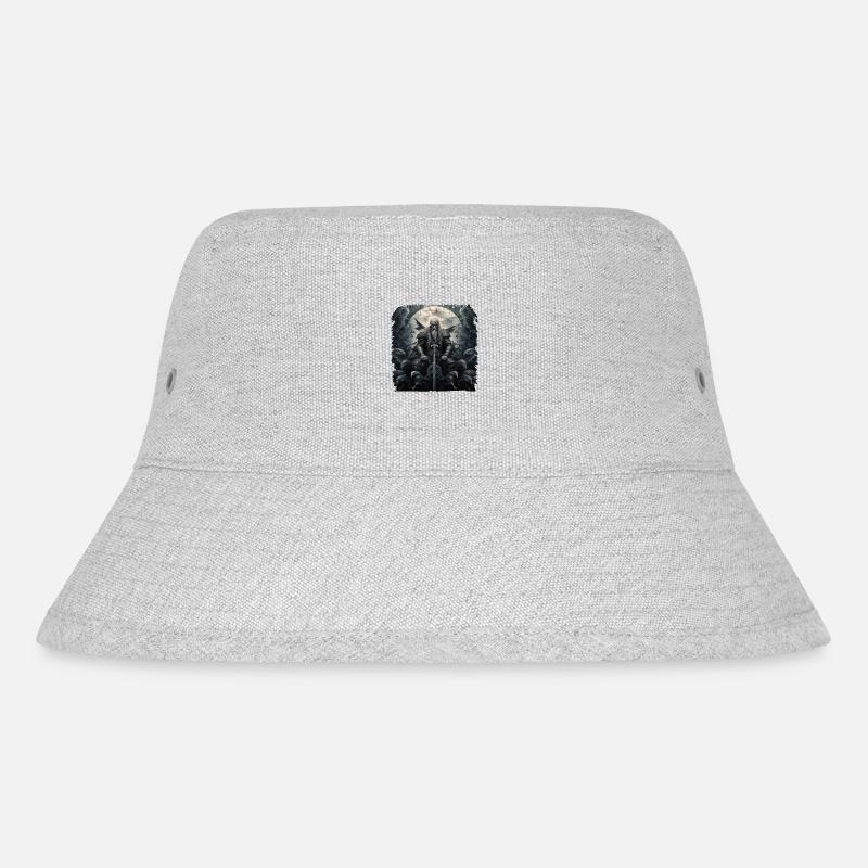 Odin, Viking, Dieu, Corbeau d’Odin, Hugin et Munin - Bob recyclé Stanley/Stella - gris chiné