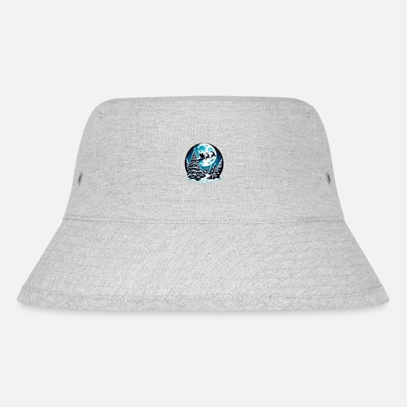 Weihnachtskugel | Schneekugel Christmas Xmas - Stanley/Stella recycelter Bucket Hat - Grau meliert