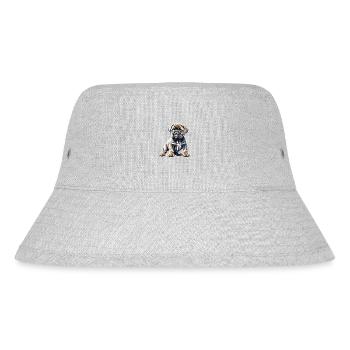Staffordshire Bullterrier Hund Hunde Hundebesitzer - Stanley/Stella recycelter Bucket Hat - Grau meliert - Vorne