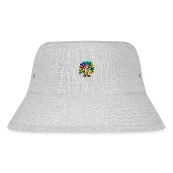 Tree of Life Tree of Life Yoga Meditation - Stanley/Stella Recycled Bucket Hat - heather grey - Front