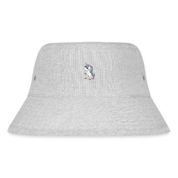 Einhorn Fabeltier Mädchen Einhörner Fabelwesen - Stanley/Stella recycelter Bucket Hat - Grau meliert - Vorne