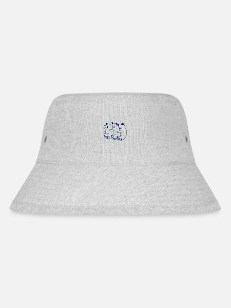 Three Blue Kittens - Stanley/Stella Recycled Bucket Hat - heather grey