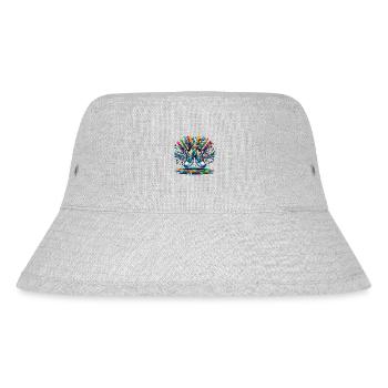 Rhythm Steps: Playful Dancing Sneakers - Stanley/Stella Recycled Bucket Hat - heather grey - Front