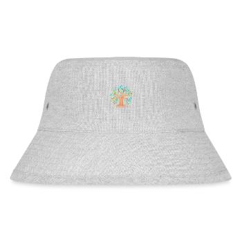 Lebensbaum Meditation Keltischer Baum des Lebens - Stanley/Stella recycelter Bucket Hat - Grau meliert - Vorne