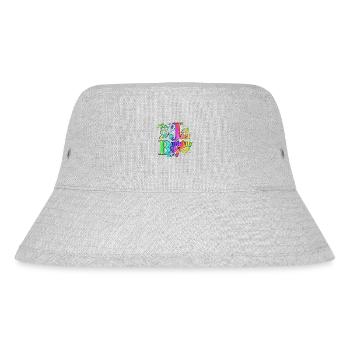 Colorful Butterfly Flowers Colorful Insect Dream Dream - Stanley/Stella Recycled Bucket Hat - heather grey - Front