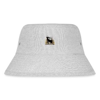 Hirsch - Stanley/Stella recycelter Bucket Hat - Grau meliert - Vorne
